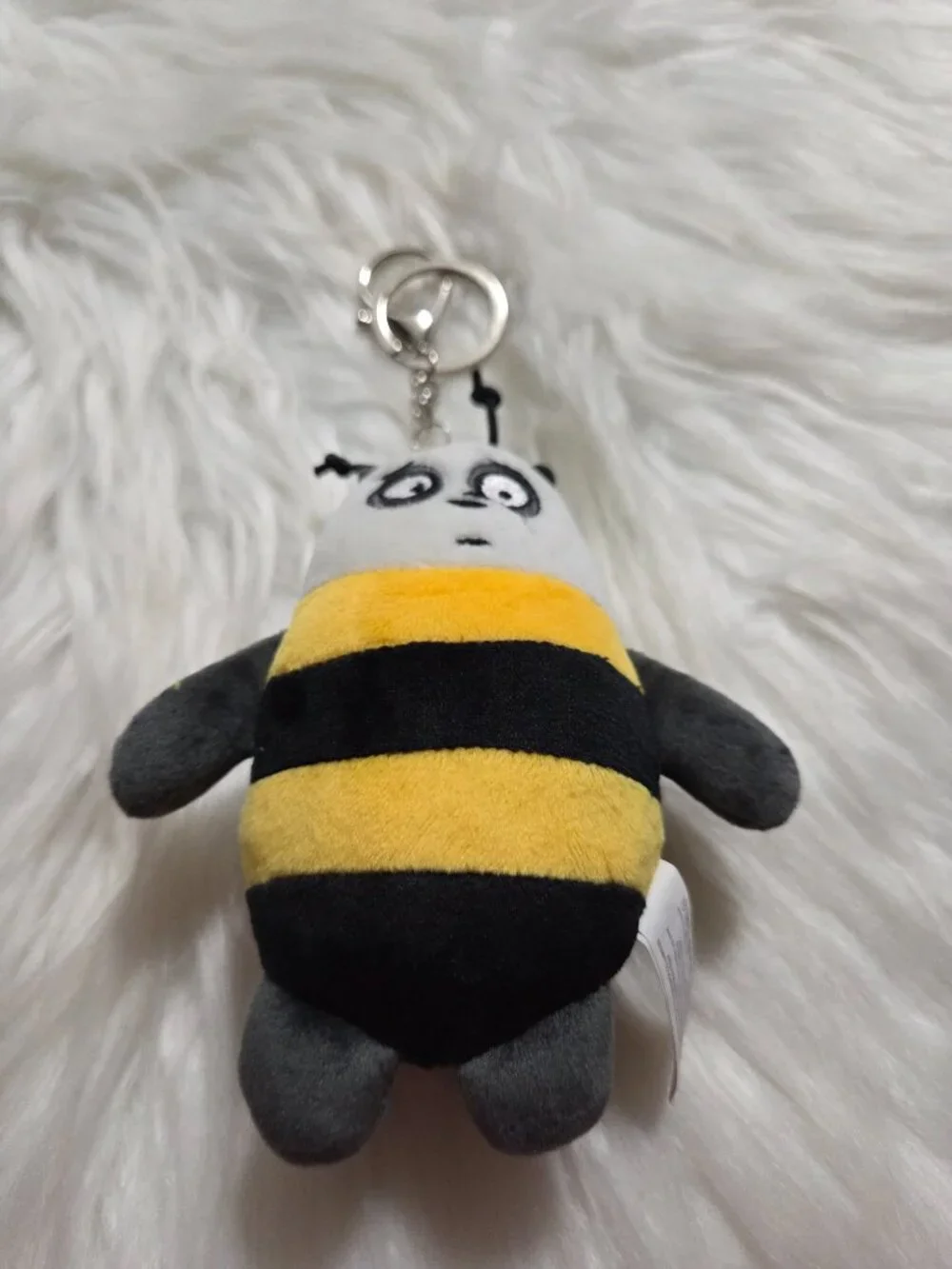 We Bare Bears Panda Bee Keychain